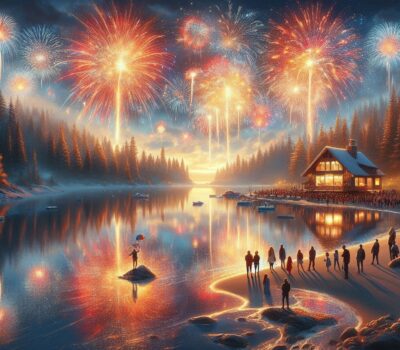 ilotulite-rannalla_fyrverkerier-på-stranden_liggande_AI ilotulite-rannalla_fyrverkerier-på-stranden_liggande_AI
